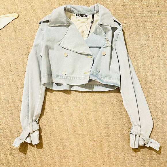 ROTATE BIRGER CHRISTENSEN LORETTA DENIM JACKET - Picture 2 of 7